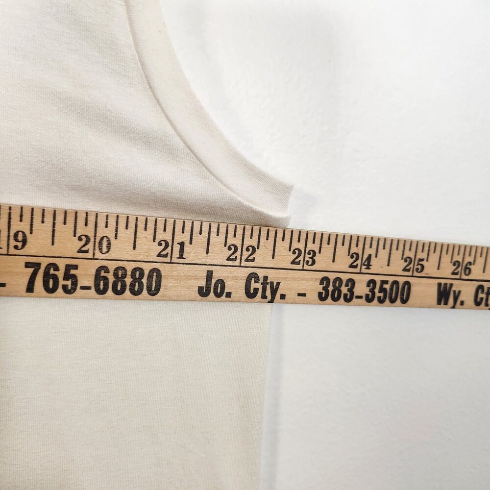 EILEEN FISHER White Loose Fit Tank Top LARGE (?) Size Tag Missing - Picture 5 of 8